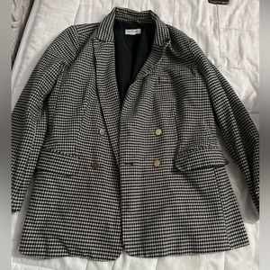 Free Assembly blazer with gold buttons